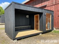 Bastu med relaxavdelning 14.6kvm nyckelfärdig