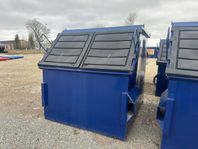 RQF Frontlastarcontainer - 8m3 med plastdörrar