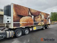 Citytrailer kyltrailer Limetec med bak-gavellyft och öppning