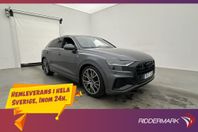 Audi Q8 50 TDI Quattro S Line 360° Luft Matrix Värmare Drag