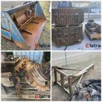 Kranarm, Larvband, Larv motorer med drivhjul, Sandningsskopa
