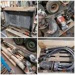 Hydraulpaket, Hytt, Svirvel, Svängmotor, Hydraulkolvar