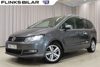 Volkswagen Sharan DSG GT 4M 184HK 7-Sits Drag Värmare Moms