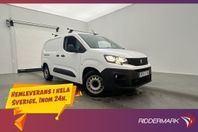 Peugeot Partner L2 1.5HDi Ny-Kamrem D-Värm Drag CARPLAY Moms
