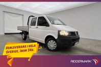 Volkswagen Transporter Dubbelhytt TIPPFLAK Dragkrok Moms