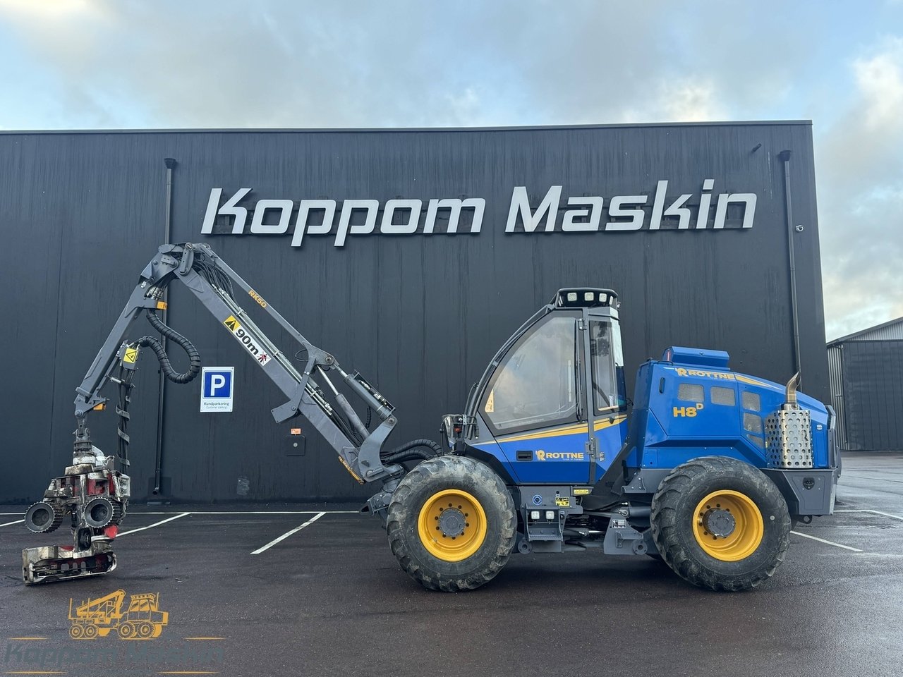 Rottne H8D, 5200h - Skördare