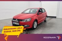 Volkswagen Polo 1.2 TSI 90hk Sensorer Farthållare Bluetooth