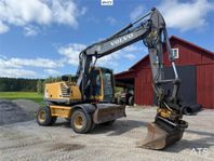 Hjulgrävmaskin Volvo EW160B, Tiltrotator