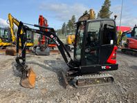Minigrävare 1,8ton Terex TC19 179000:-