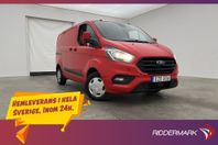 Ford Transit Custom 300 130hk Värm 3-Sits Kamera 2xDörr Moms