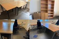Skrivbord, Bokhyllor, Skrivbord & Stol & Bord & Stolar
