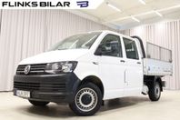Volkswagen Transporter 102HK Dubbelhytt Tippflak 1Ägare Moms