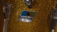 Ludwig 14x12 Classic Maple Gold Sparkle trasig mek..