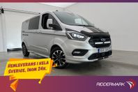 Ford Transit Custom Sport CrewVan L2 170hk Värmare Drag Moms