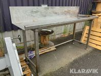 Rostfri arbetsbänk