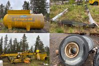 Vattentank för lastbil, Asfaltskapell, Sop & Blås & Gruvdäck
