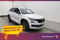 Skoda Kodiaq TSI 4x4 190hk Sportline 7 Sit Värmare Pano Drag