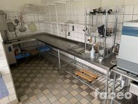 Bänk med Diskho och Diskmaskin Wexiödisk WD-6C (96400)
