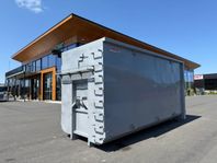 Hakarps - 40m3 flisflak i hardox 450 med rulltäckning