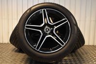 Mercedes C63 AMG 19" originalfälgar – svart/svarvad design