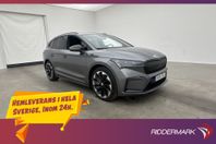 Skoda Enyaq 80X Sportline Värmare 360° Dragkrok CarPlay