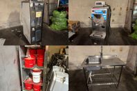 Mjukglassmaskin, Gelatomaskin, Frys & Diskbänk i rostfritt