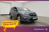 Honda CR-V 2.0 i-VTEC 4WD 155hk Kamera Navi Skinn Bluetooth