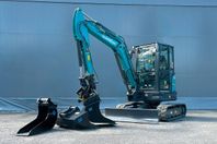 REA!! Grävmaskin Sunward SWE35UF - Minigrävare -  Engcon