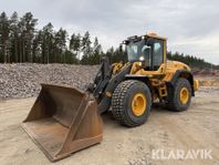 Hjullastare Volvo L120G Skopa, våg, spakstyrn