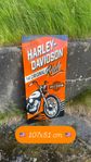 Harley Davidson dubbelsidig emaljskylt