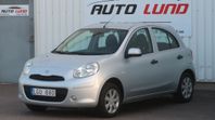 Nissan Micra 1.2 NYBES NYSERVAD Bluetooth Aux M-värmare S&V