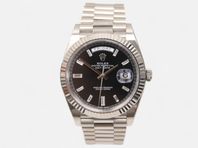 Rolex Day-Date 40 - Svart Baguetter - 228239 - 2019
