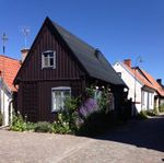 Medeltidsveckan Visby innerstad med gård/p-plats