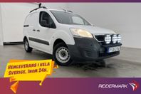 Peugeot Partner 1.6HDi Värmare Dragkrok 3-Sits PDC V-Inredd