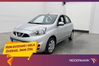 Nissan Micra 1.2 Manuell 80hk Två-brukare Farthållare