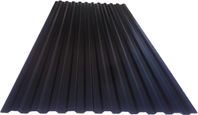 Takplåt TP 20, 0,5 mm- Svart, Lagervara 2-6 meter. 89 kr/m2