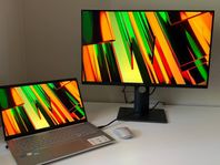 (Leverans+Garanti) 3st Dell 27 tum IPS-skärm USB-C 65W PD