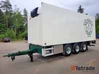 Kylsläp kärra med Kylaggregat och bak-gavellyft Bussbygg HFR