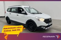 Dacia Lodgy Stepway TCe 115hk 7-Sits Kamera Navi Dragkrok
