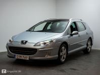 Peugeot 407 SW 2.2 / PANORAMA / DRAGKROK / NY KAMREMSSATS