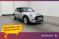 MINI Cooper S 192hk Chili Pano H/K Excitement Halvskinn