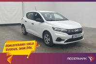 Dacia Sandero 1.0 TCe 91h P-Sensorer Farthållare Bluetooth