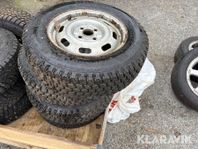 Däck och fälg 185/70R14 och 205/55R15