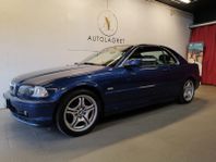 BMW 323 Ci 170HK Cabriolet Skinn Hardtop Sportstolar Sv-Såld