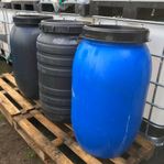 Tillfälle! Billiga plast & plåttunnor