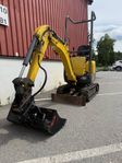 Wacker Neuson 803 minigrävare med hydraulisk planerskopa
