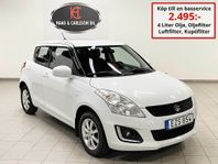 Suzuki Swift 5-dörrar 1.2 VVT 4WD 94hk Lågmilare