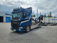 Scania R650 6x4 timmerbil Op-höglund LAXO