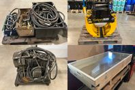 Parti med hydraulslang, Grip, Hydraulaggregat m.m