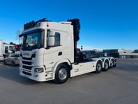 Scania G500 8x4*4 Kranväxlare Hiab 302 E6 kran & jibb